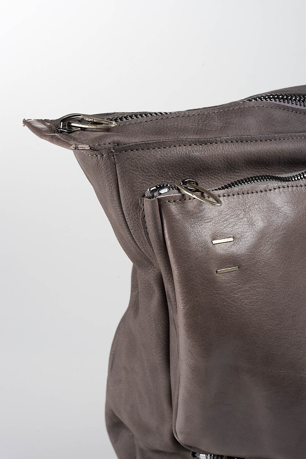 daniele basta leather and silver bags - DETAIL